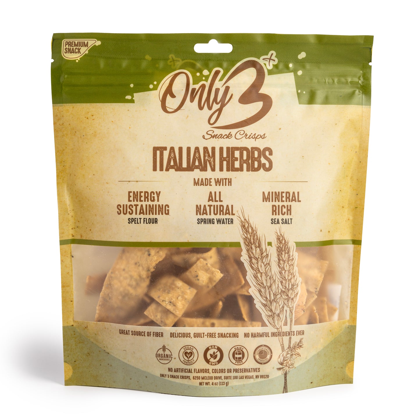 Italian Herbs snack crisps