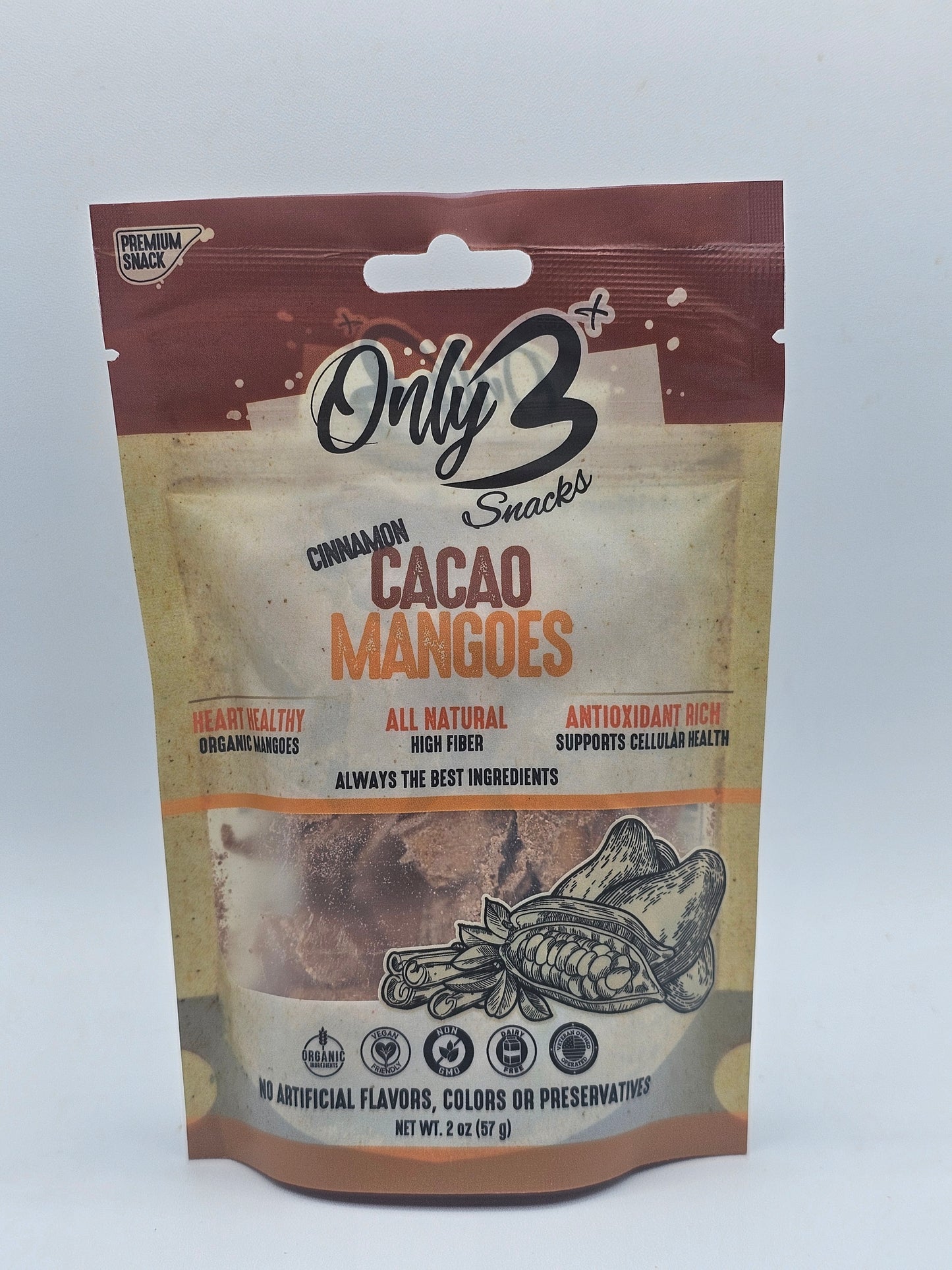 Cinnamon Cacao Mangoes: 3-Pack